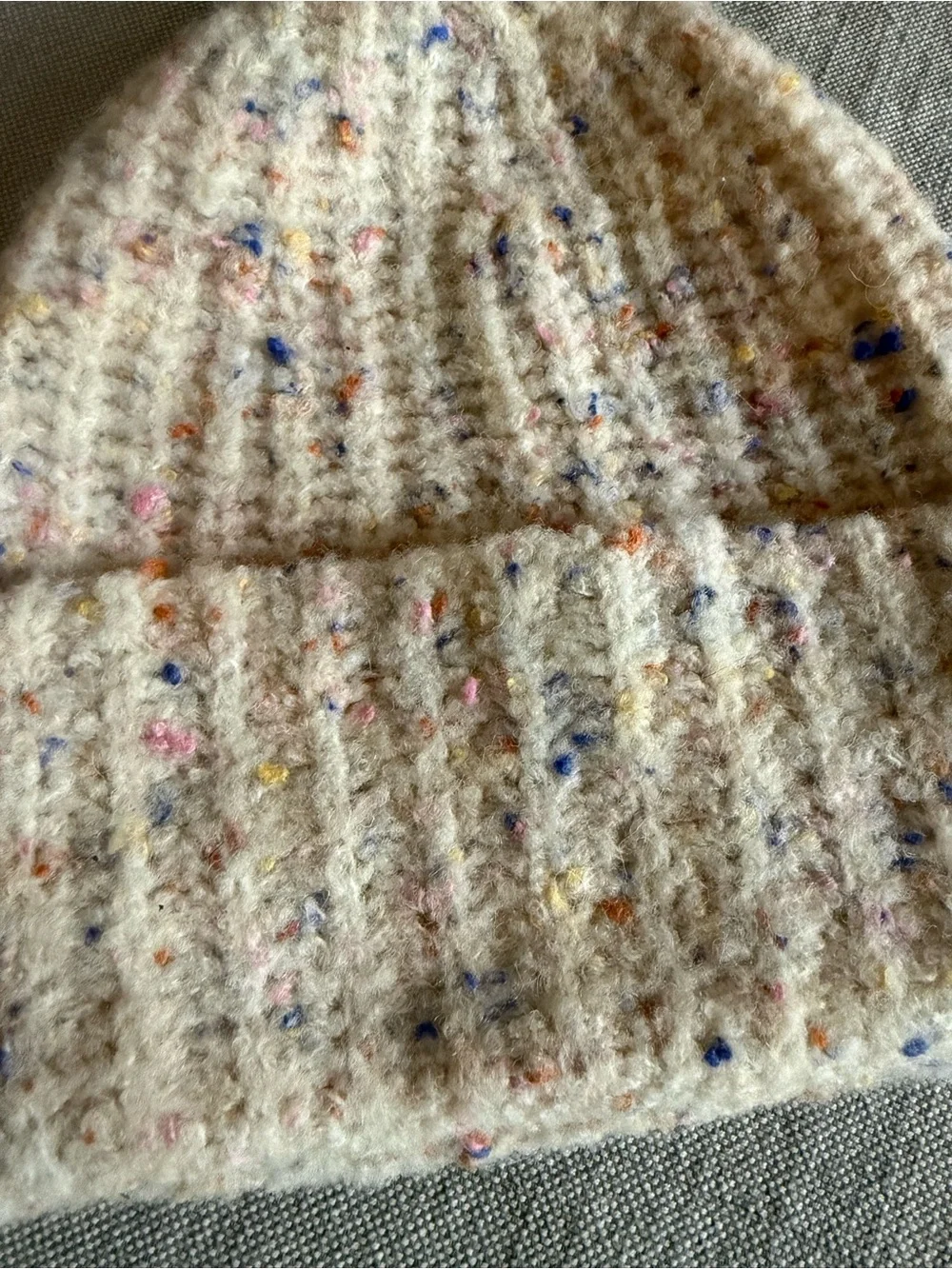 Madewell confetti chunky knit beanie